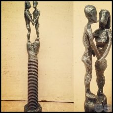 Vos y yo - Escultura de Sergio Jara - Año 2016
